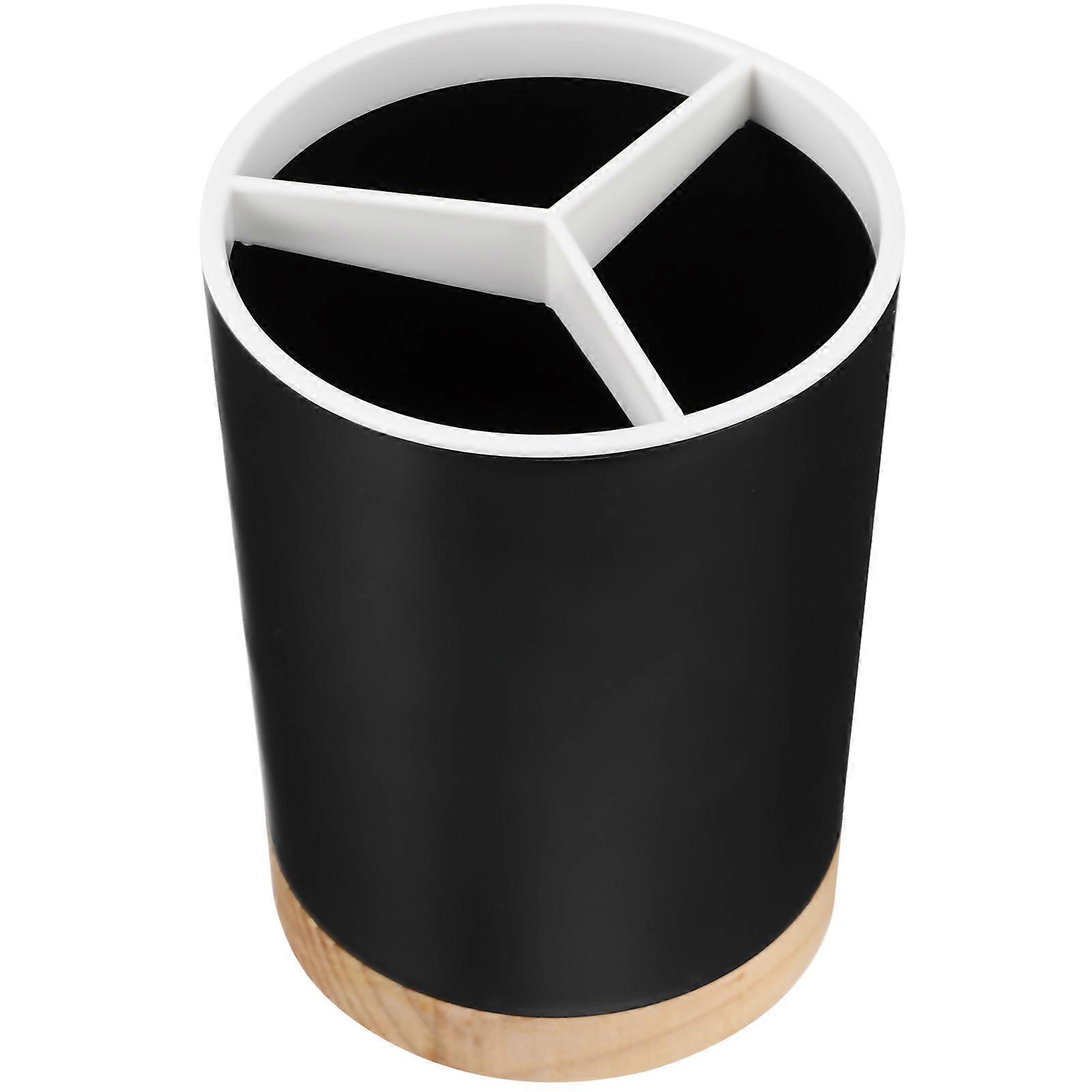 Black Kitchen Utensil Holder for Spoon and Chopstick 2Pcs