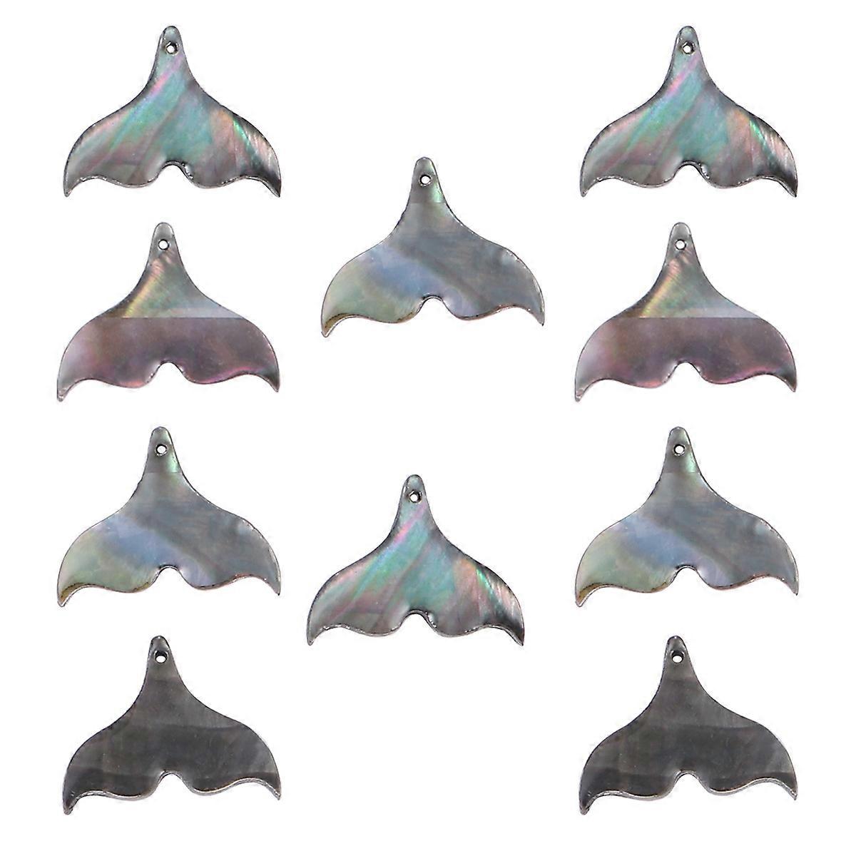 Handmade Use Fishtail Jewelry Accessories Shell 20Pcs Black