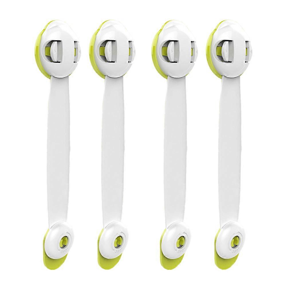 Baby Proof Locks Cabinet Locks for Protection 4Pcs Green Multipurpose