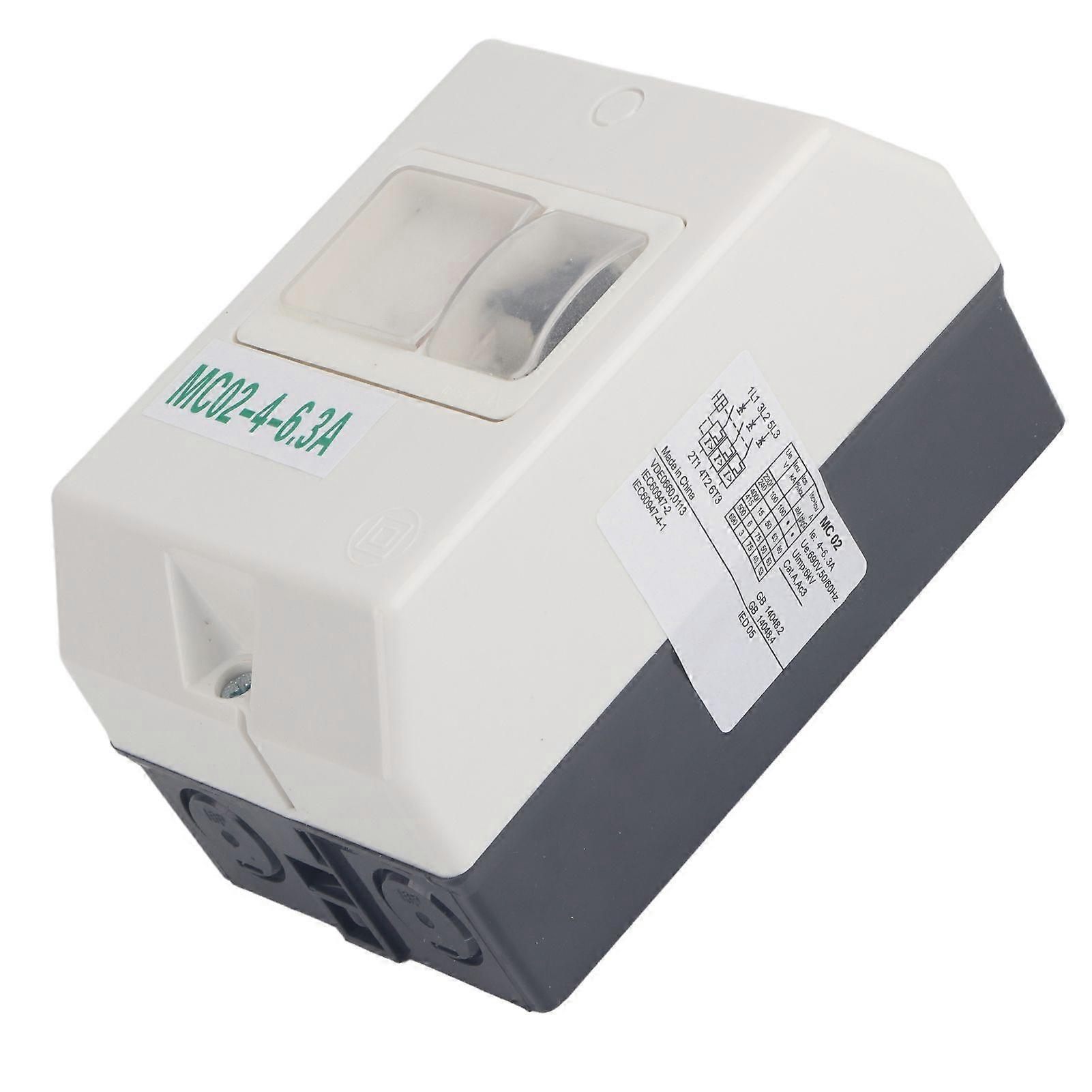 Motor Protection Switch ABS Waterproof IP55 Load Conversion Circuit Breaker 220V 380V