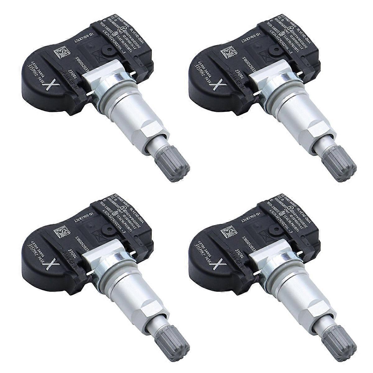 4Pcs Car Tire Pressure Sensor 315MHz for Altime Leaf Rogue QX50 2017-2020 407003AN1A 40700-3AN1A