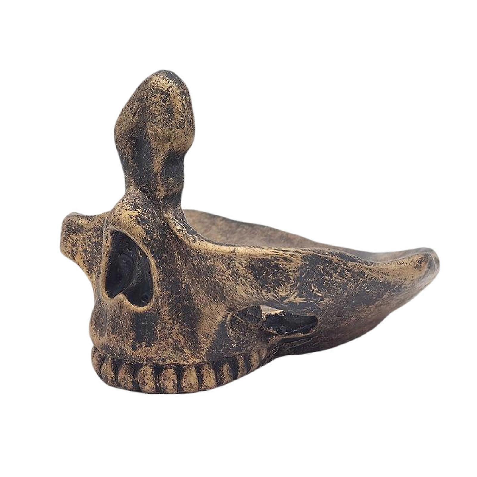 Gothic Style Skeleton Eyeglass Frame With Storage Tray Organize Glasses And Small Items In Style