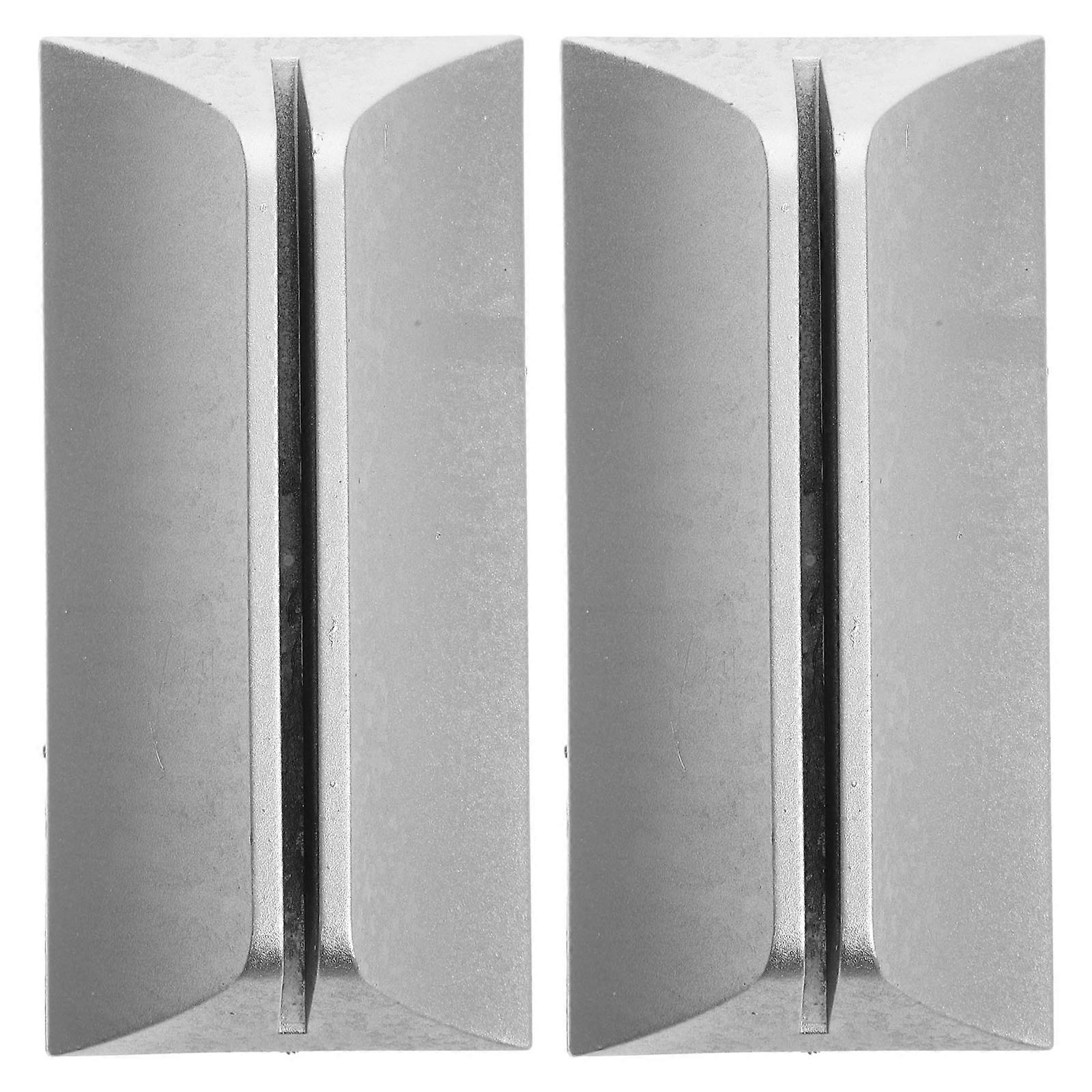 Desk Partition Clamp Plastic Screen Clamp for Privacy Panel 4Pcs Silver