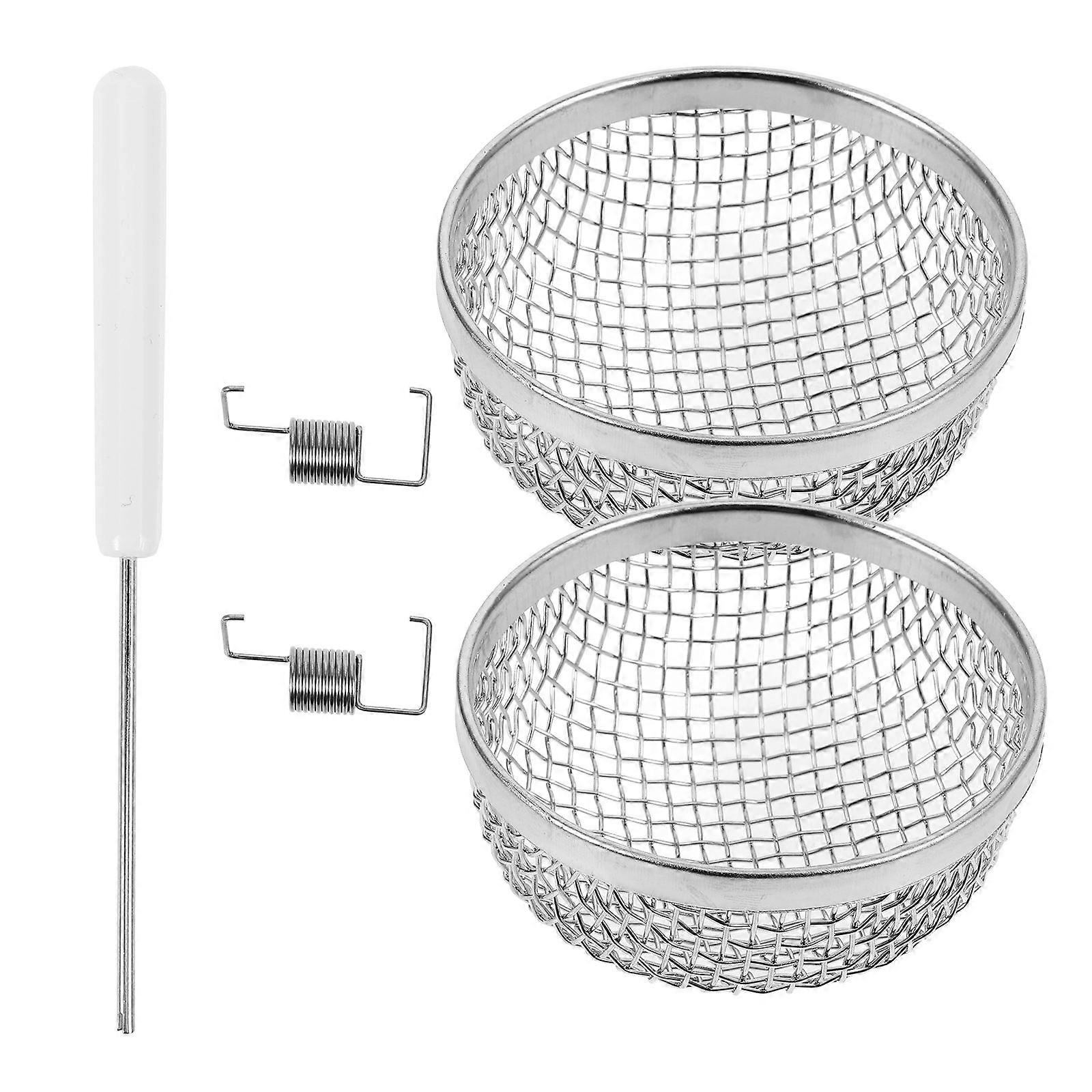 Rv Vent Cover Stainless Steel Protecting 6Pcs for Camper Vent Use