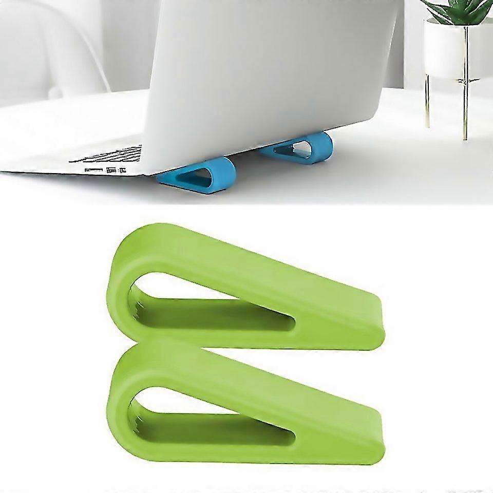For 2 Pcs Simple Notebook Computer Bracket Adjustable Height Increase Heat Dissipation Base Pad Hold