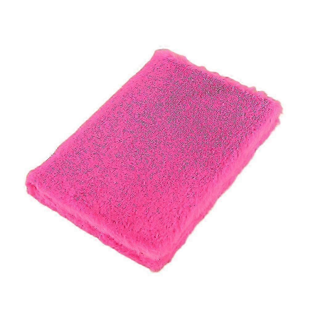 Fashion A5 Plush Notebook Creative and Lovely Notebook Planner Organizer Diary Notebook(Rosy)