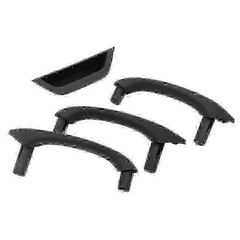 New Models 4pcs/set Car Interior Inner Door Handle Pull Trim Bowl For- F25 F26 X3 X4 2011-2017 Black-YuJia nc-u7