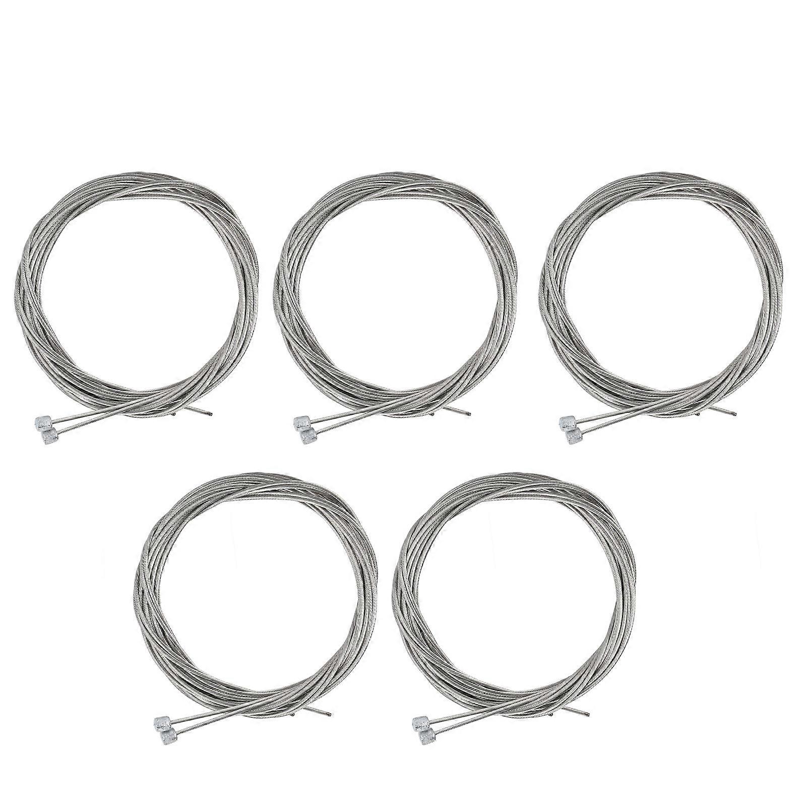 10Pcs Stainless Steel Bike Shifter Cable 2.1m Rustproof Wire