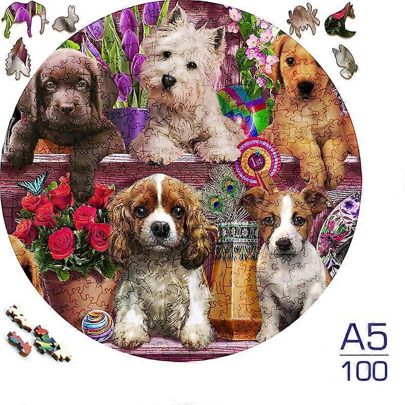 Panda A3 A4 A5 Wooden Puzzle For Adults Children Wood DIY Crafts Animal ...