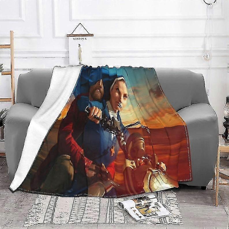 Cobertor de duas camadas, cobertor personalizado com nome da Sra. Davis, colcha impressa, capas de sofá, cobertor de viagem para acampamento, presente de Natal