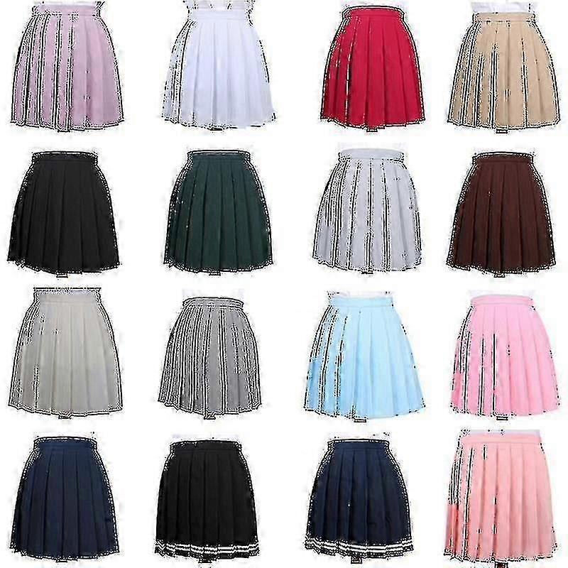 kvinners skjørt, solid høy midje skjørt