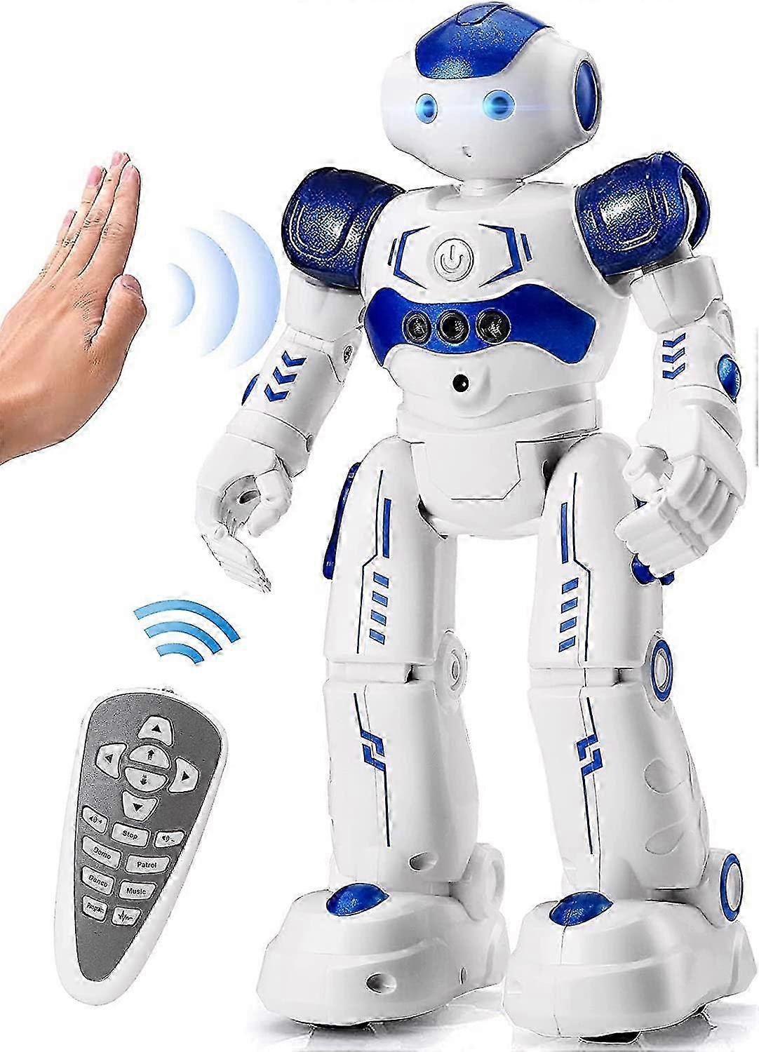 25-26 Jouets robotiques RC pour enfants, geste et détection Robot intelligent programmable à distance pour 3 4 5 6 7 8 ans garçons filles cadeau d’ann