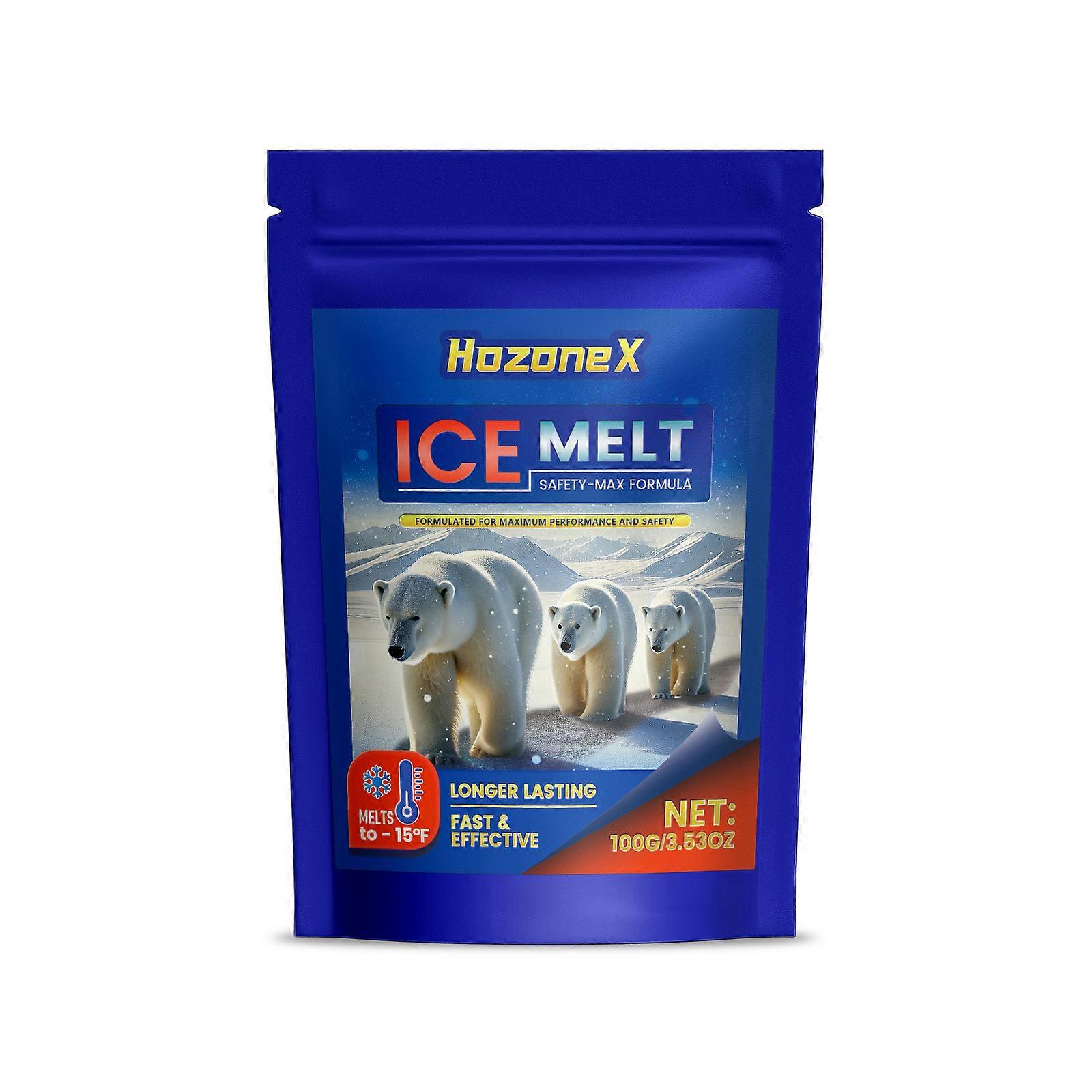 Hozonex Ice And Snow Melting Agent Is A Friendly And Environmentally Friendly Snow-Melting And Anti-Freezing Cleaning Agent For Smooth Road Surfaces A