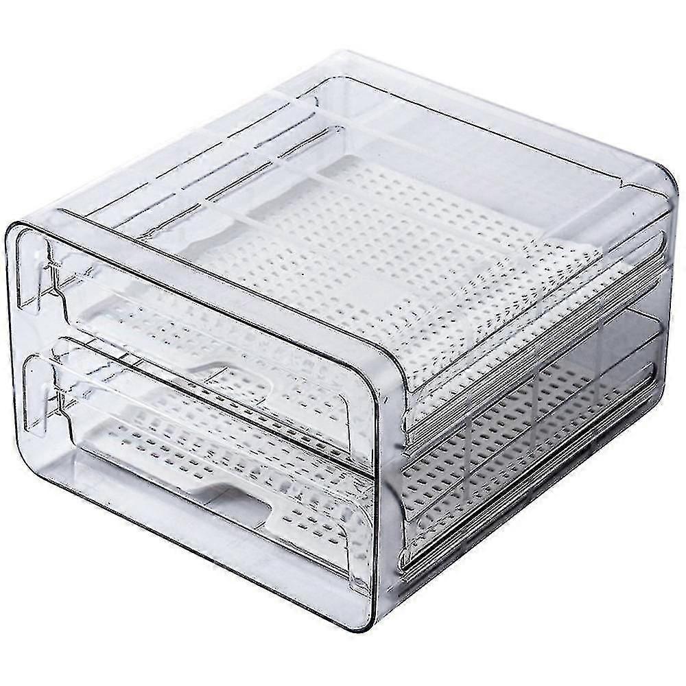 Drawer Type Refrigerator Organizer Box Kitchen Keep Fresh Storge