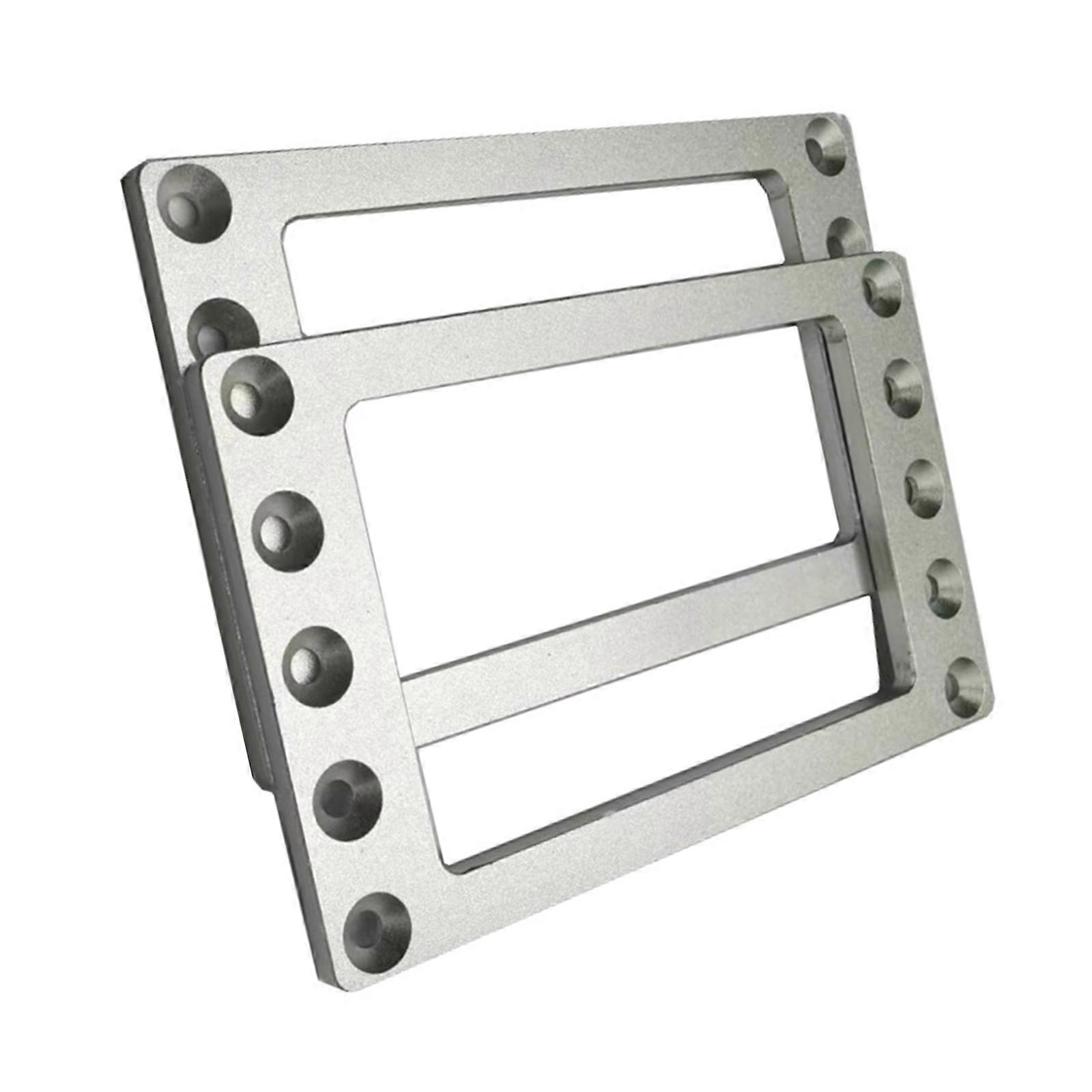 Stackable Aluminum HDD Mounting Frame Optimized For Heat Dissipation for 2.5in Drive Cooling Rack  Silver