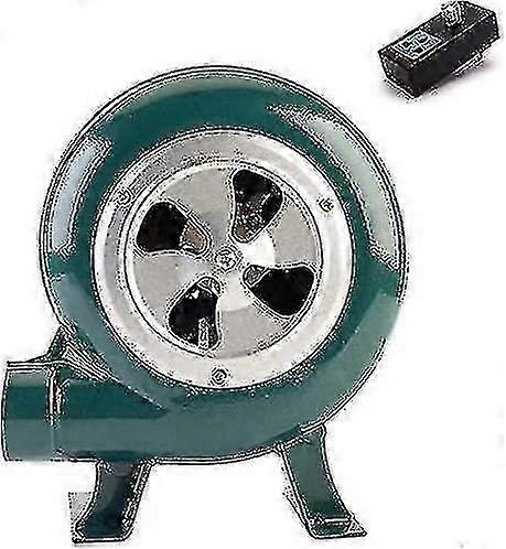 Electric centrifugal fan for blacksmith forge with governor