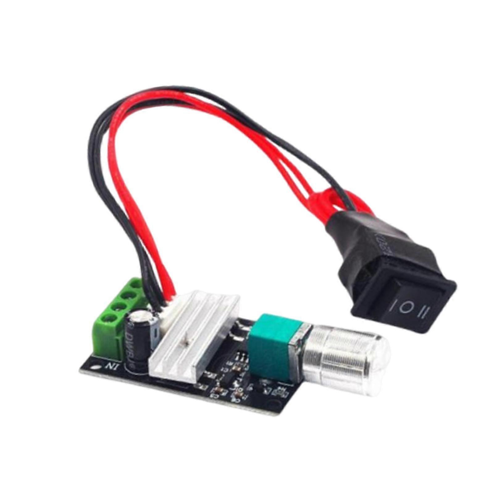 PWM DC Motor Speed Controller Easy to Install Governor Switch 6V 12V 24V 3A
