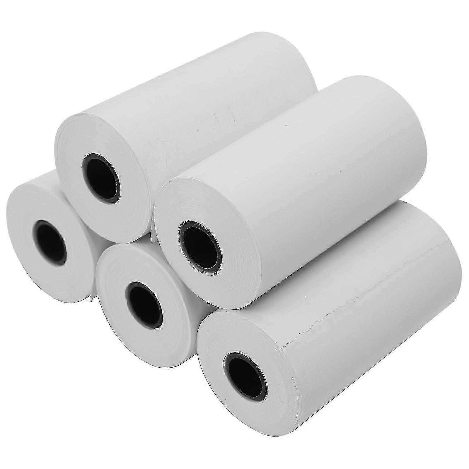 5 Rolls Thermal Receipt Paper Roll Thermal Paper for Office Machine Small Printer