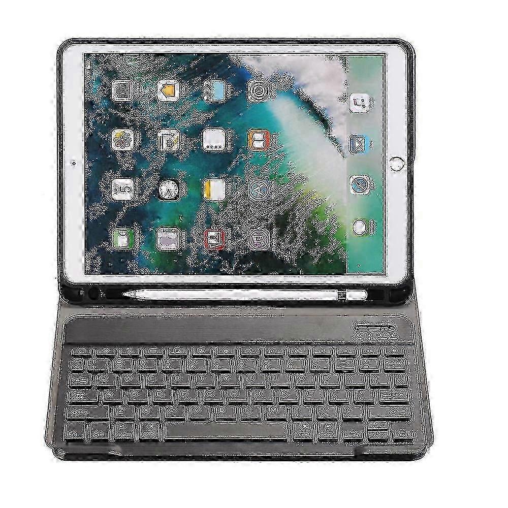 Para Ipad Pro 10,5 polegadas (2017) 2-em-1 teclado Bluetooth com suporte de couro removível Capa protetora e caneta Slot_l25