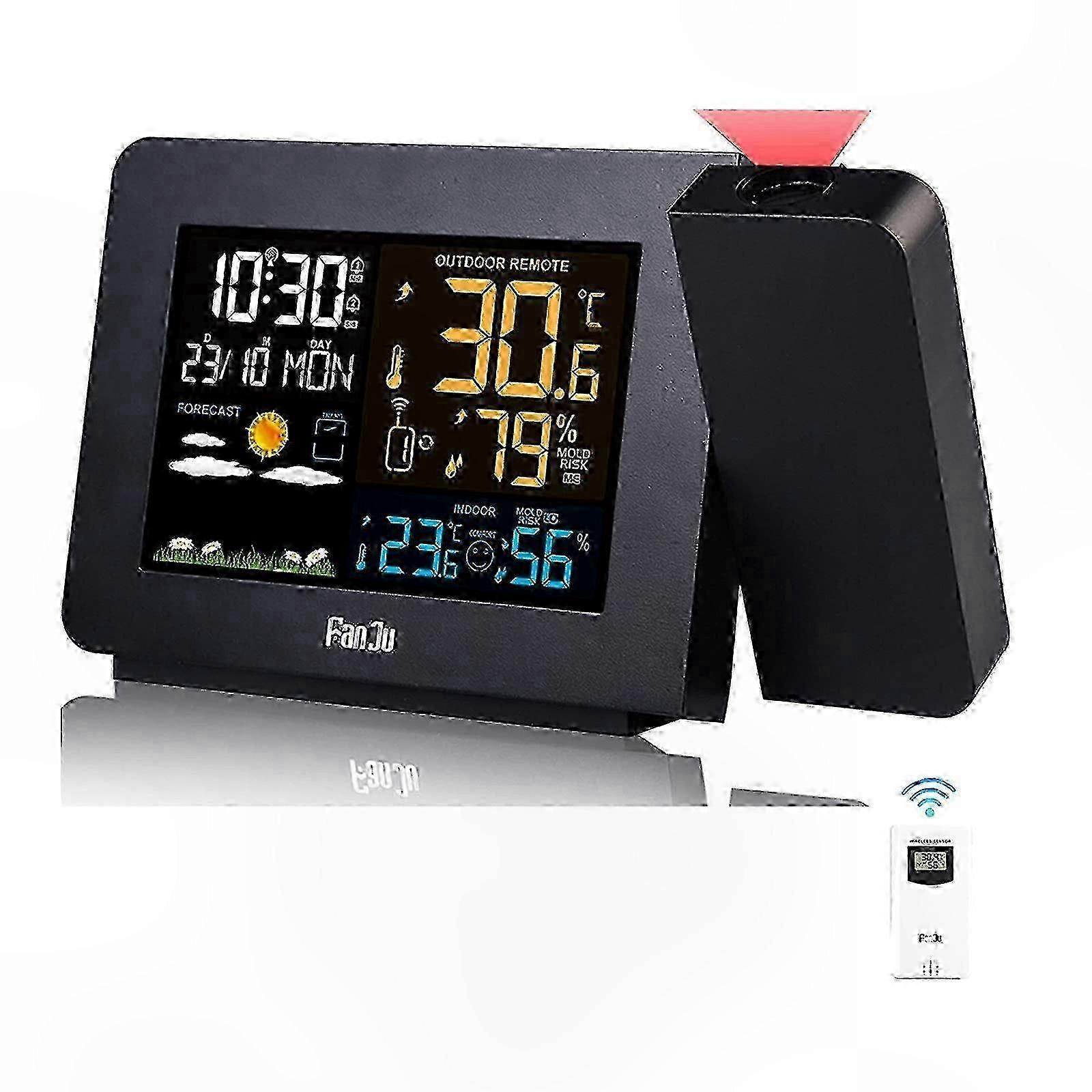 Digital Wireless Thermometer Hygrometer with Remote Sensor for Indoor Outdoor Use