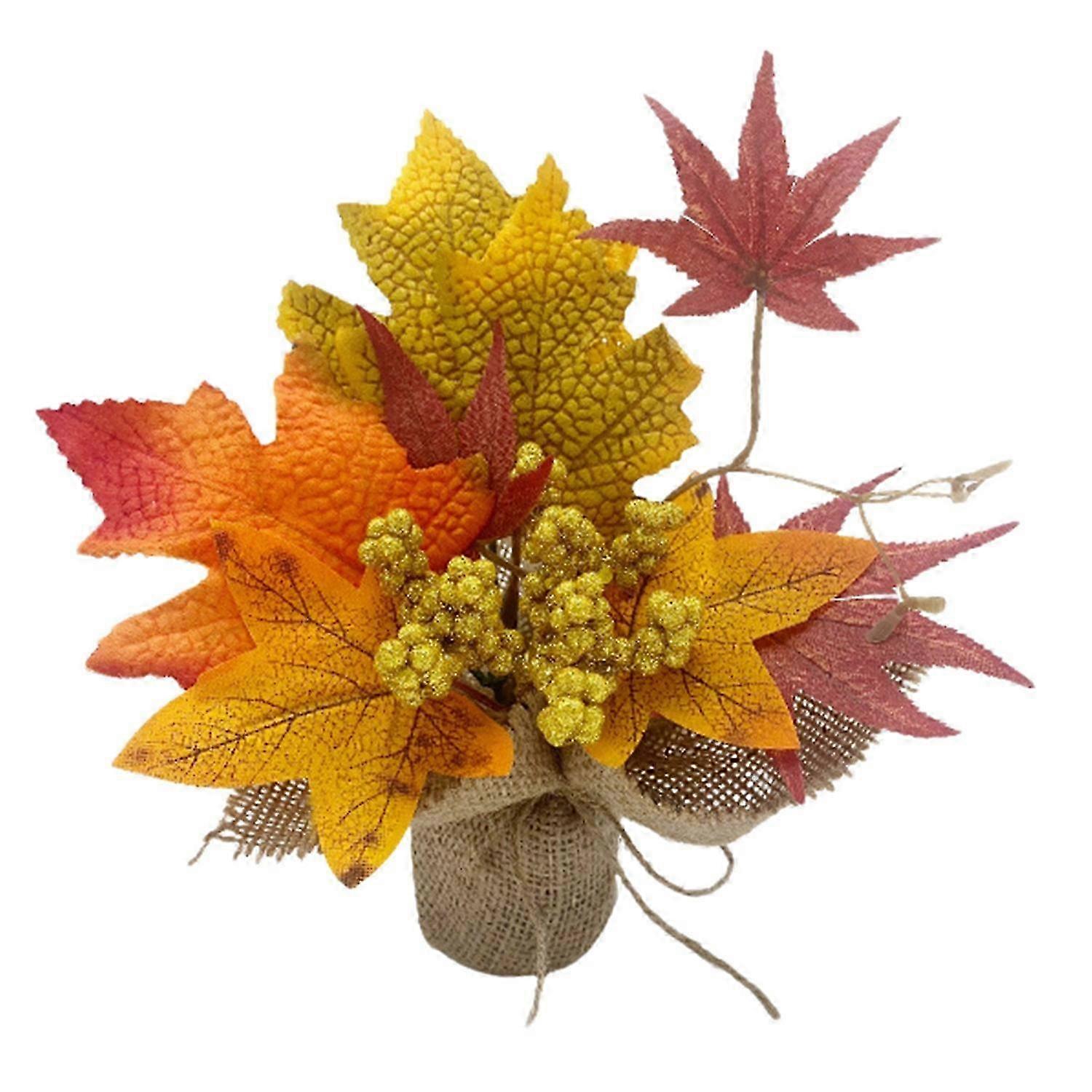 Mini Christmas Tree with Berries Small Table Top Christmas Tree Artificial Bouquet Holiday Decor for