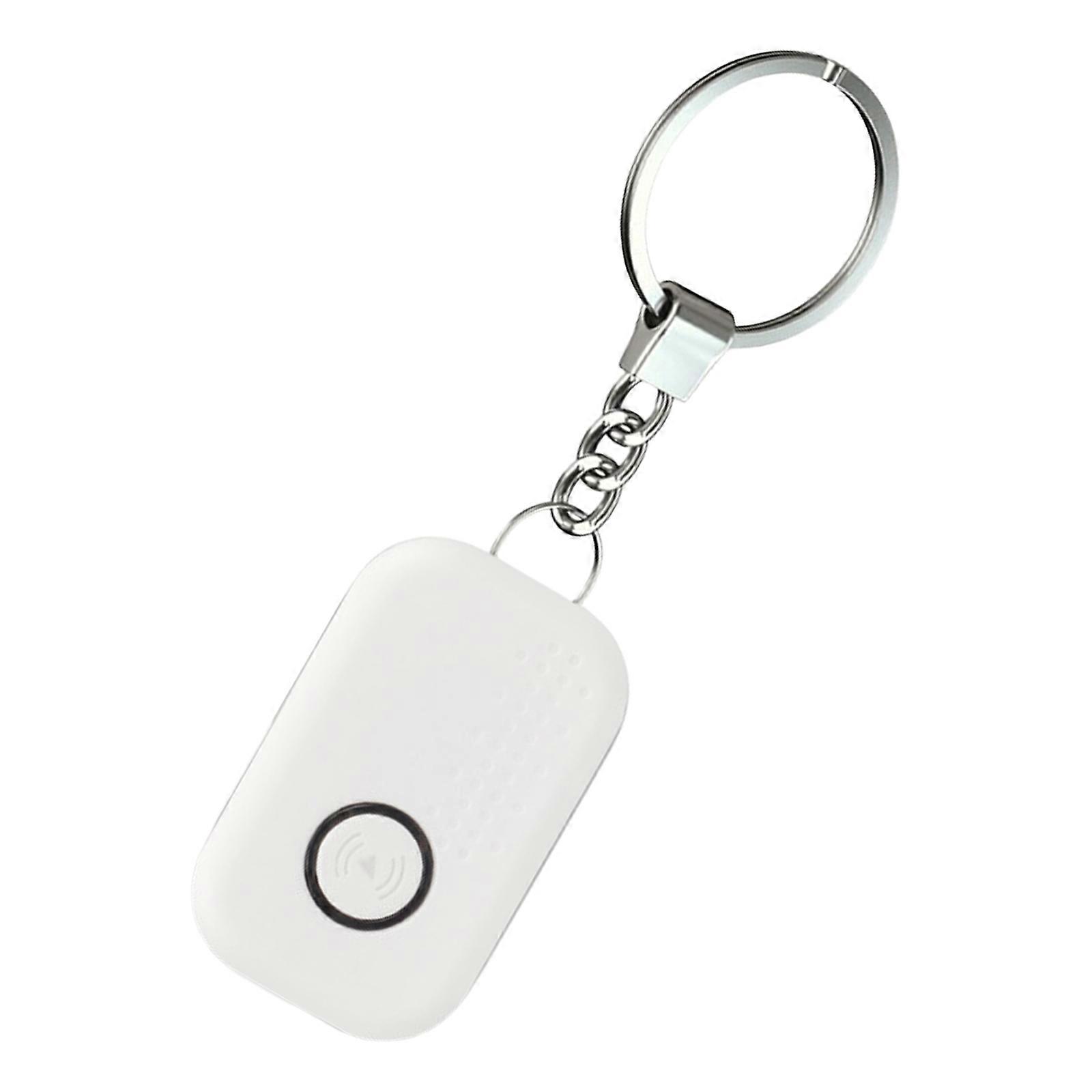 Global Positioning Finder Anti Lost Locator Small Item Trackers with Sound Alart Mini Trackers for Phone App  White