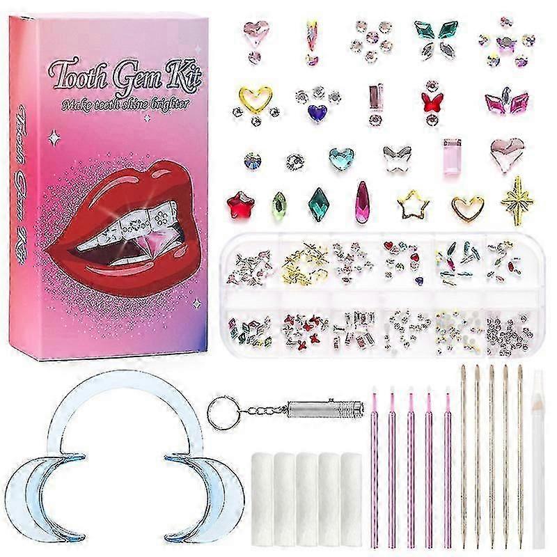 Tooth Gem Set DIY Crystal Jewelry Tools Safe and Non Damaging