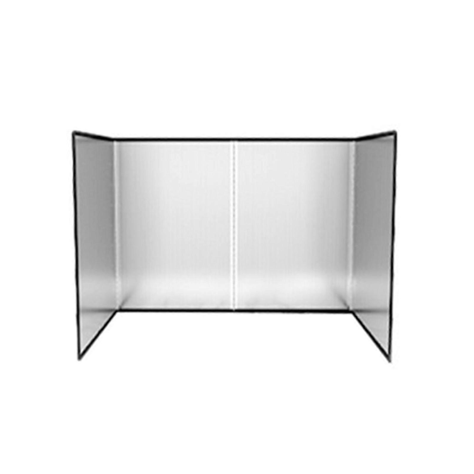 Multiple Panel Nonrust Steel Stove Splash Guards Foldable Oil Protectors Convenient Storage Solution Rounded Corner Safety Durable Kitchen Upgrades