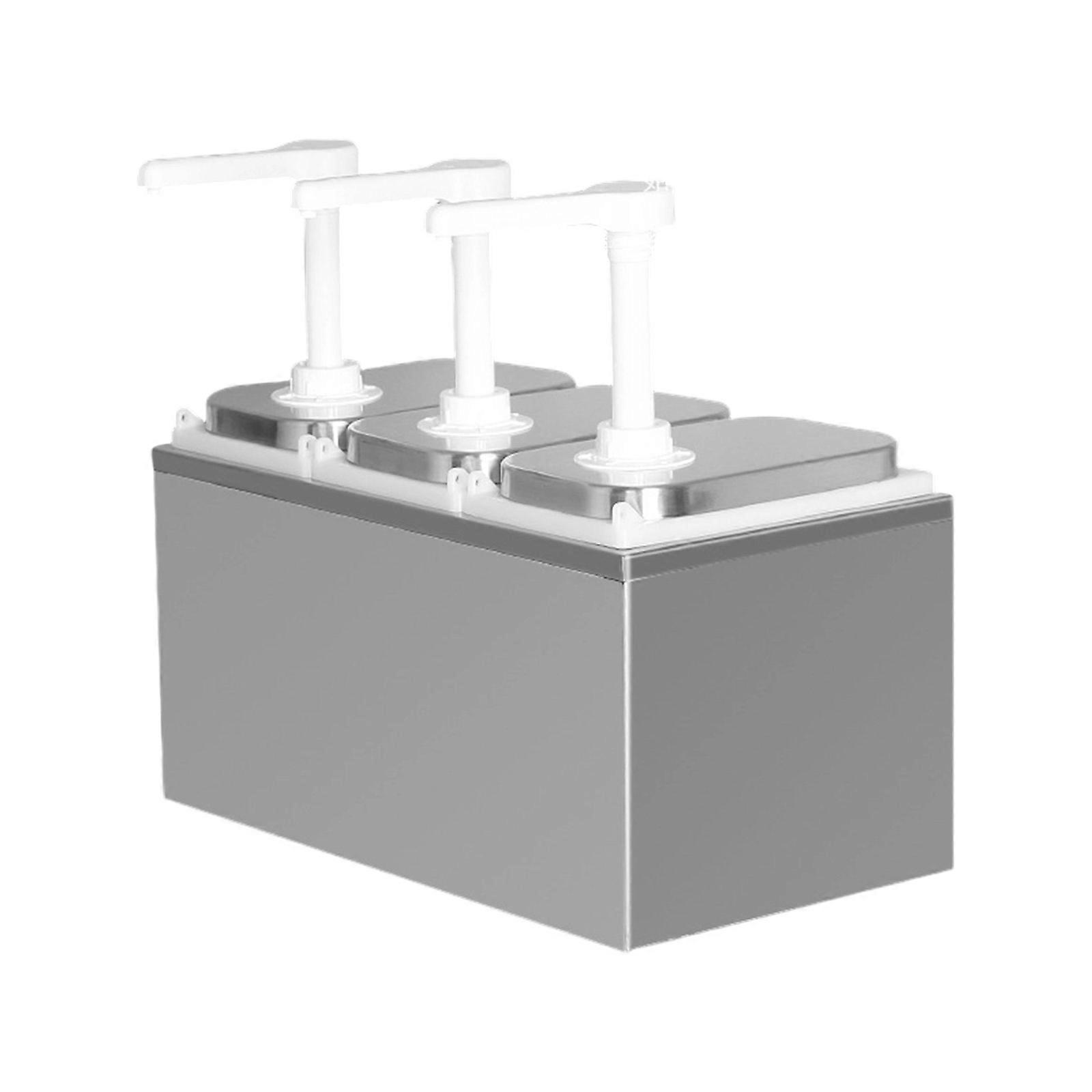 Large Capacity Stainless Steels Sauce Dispenser Bottle Hand Press Mechanism Ketchup Container Efficient Liquid Control Multicolor