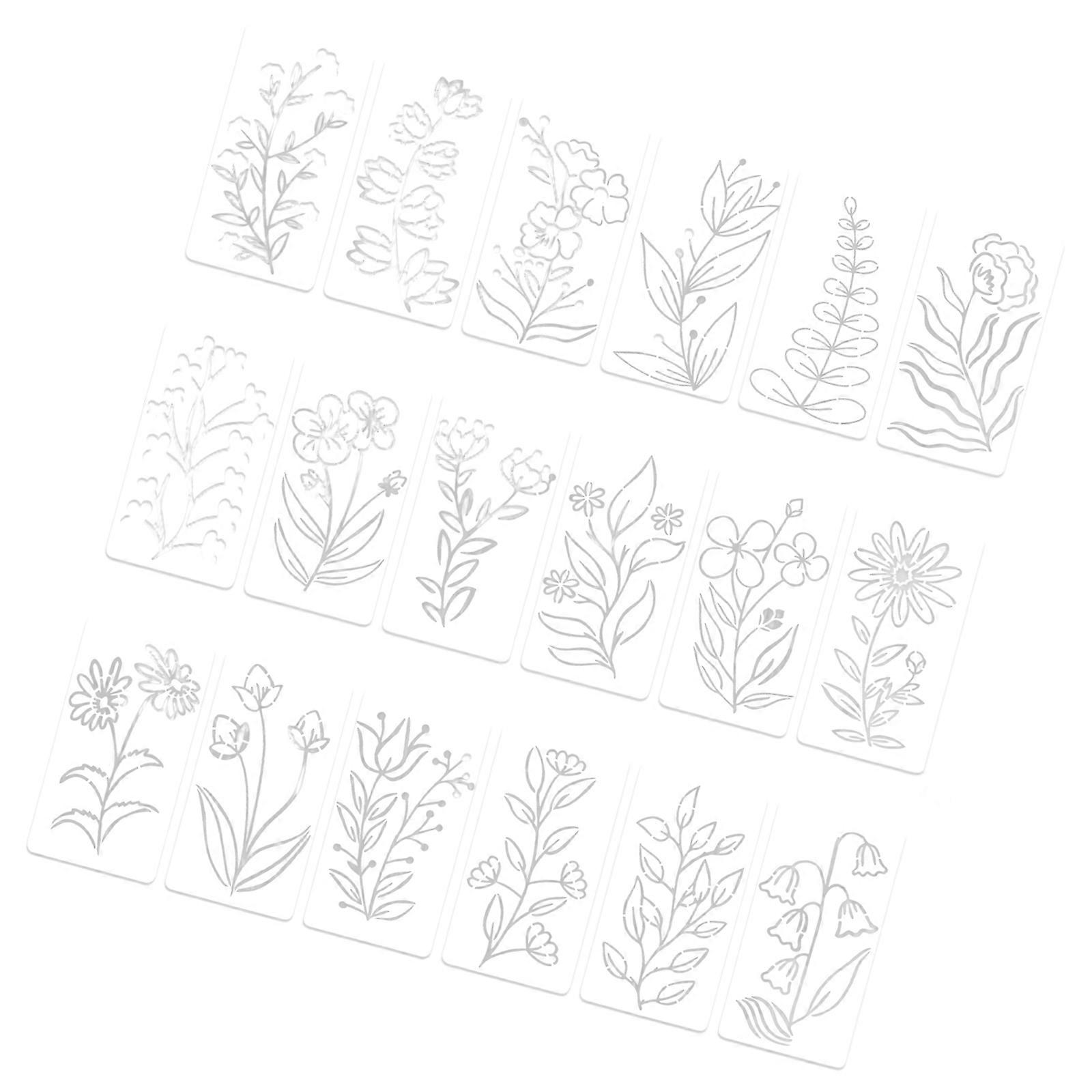 Professional Reusable Art Stencil Template Precisions Cut Shape Template Crafting Tool Set For Creative Design Projects Multicolor