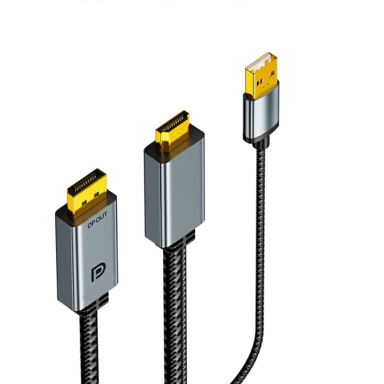 Professional Gaming and Multimedia High Speed Converter Cable with Gold Plated Connectors Fit For Gaming And Office Use Multicolor