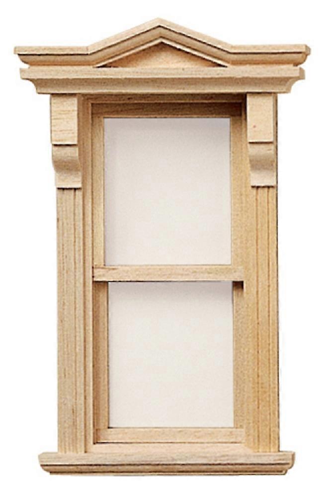 Dolls House Victorian Window 1:24 Half Scale Non Working Wooden