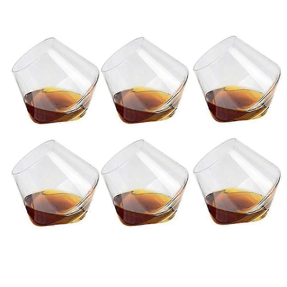 6 stk. 400 ml whisky-vinglass drikkeglass