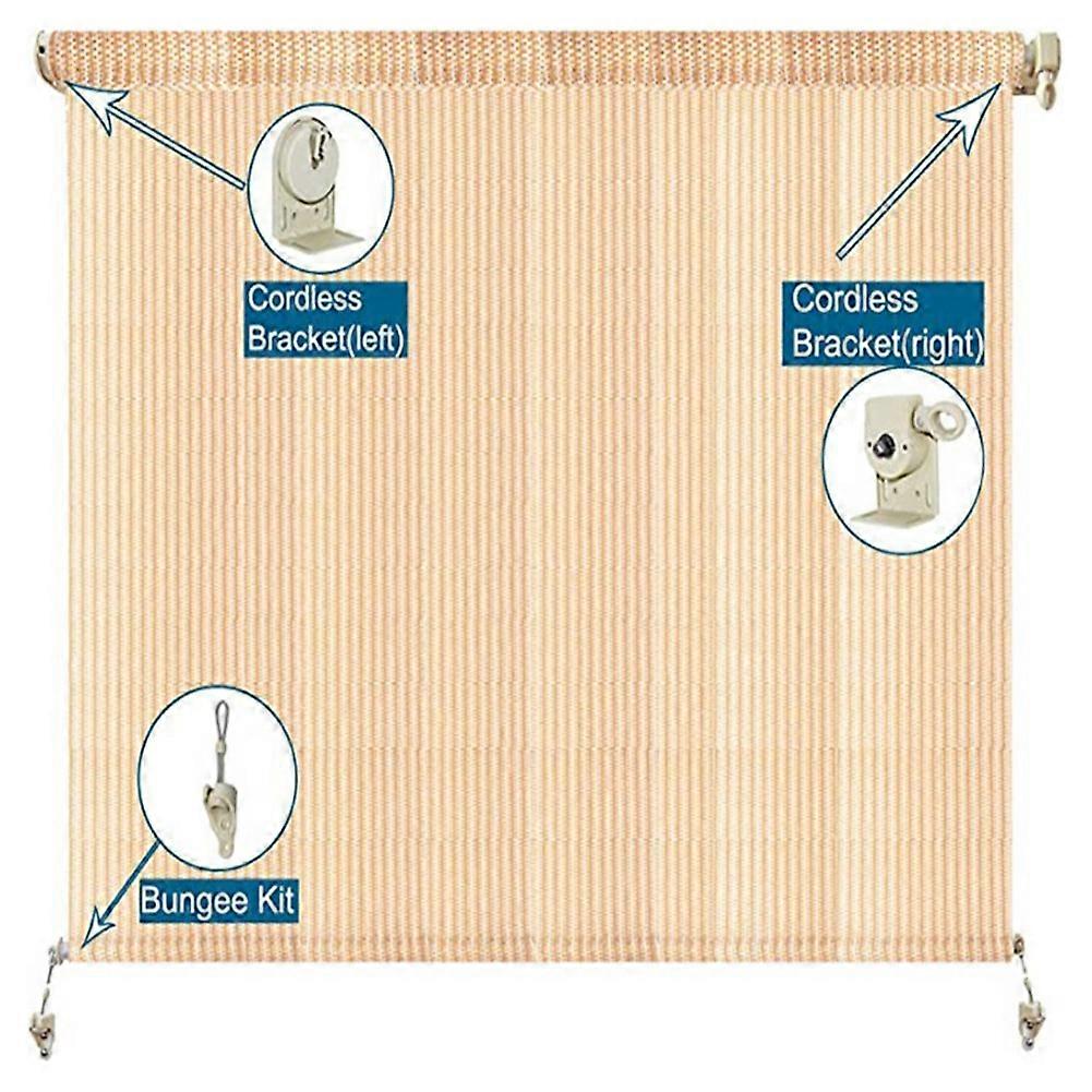 Cordless Bracket Kit, Mounting Bracket for Indoor/Outdoor Sunshade Roller Shutter Replacement