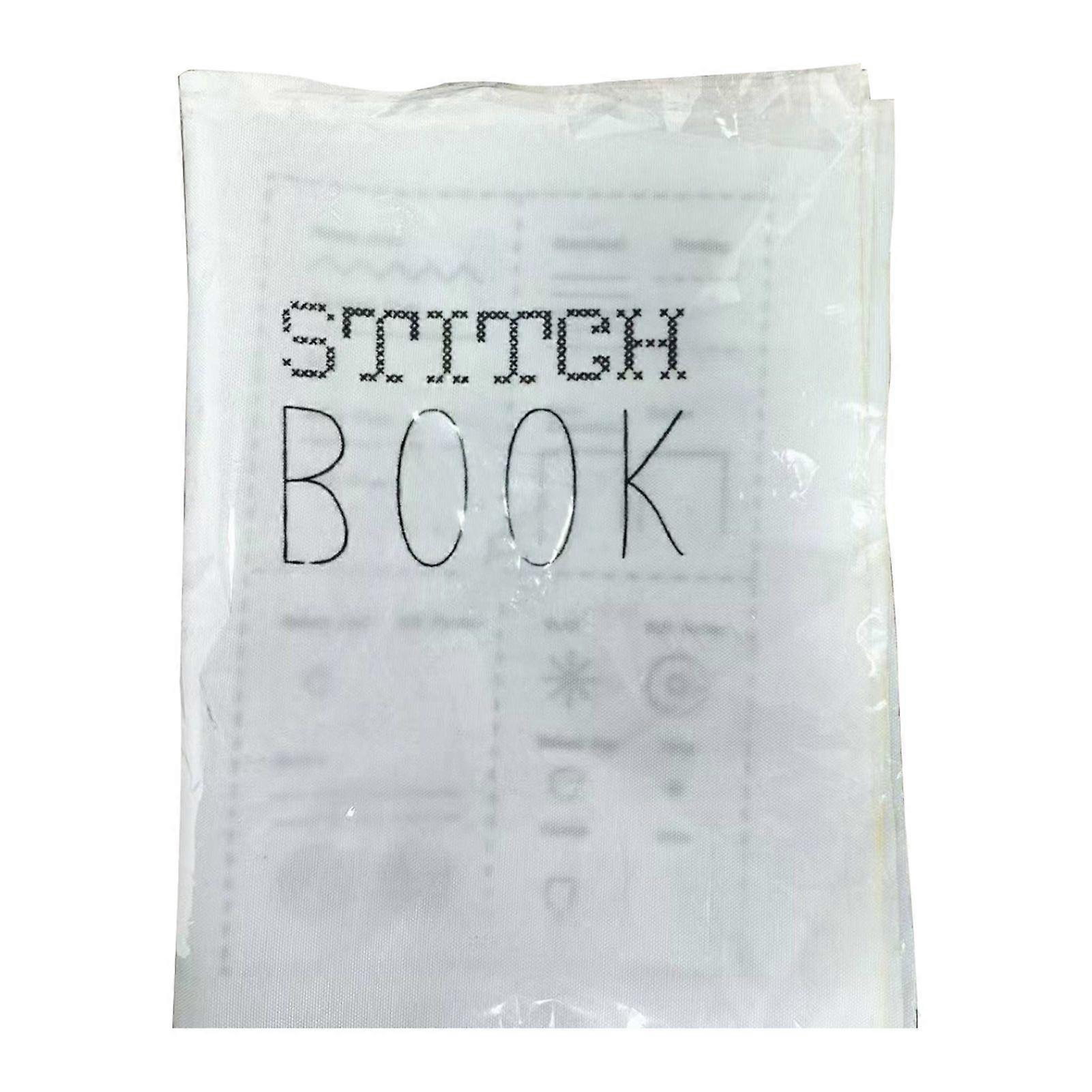 Kaesi Embroidery Stitch Book Kit Portable Embroidery Stitch Book with A Complete Toolkit And Instructional Tutorial for Beginners Craft Lovers