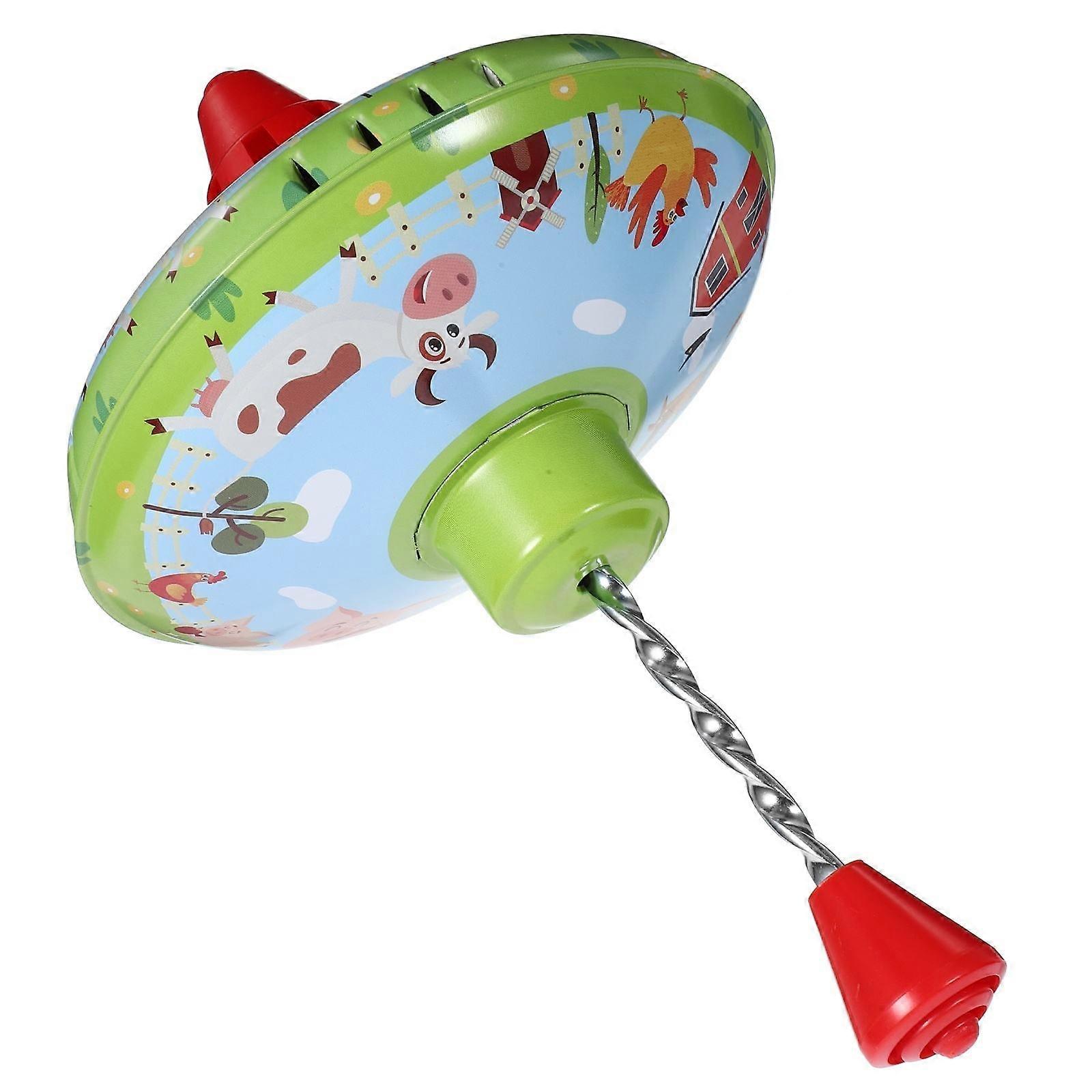 Rotating Play Educational Toy Iron Sheet Toy For Kids Imaginative Ability Development 1Pc