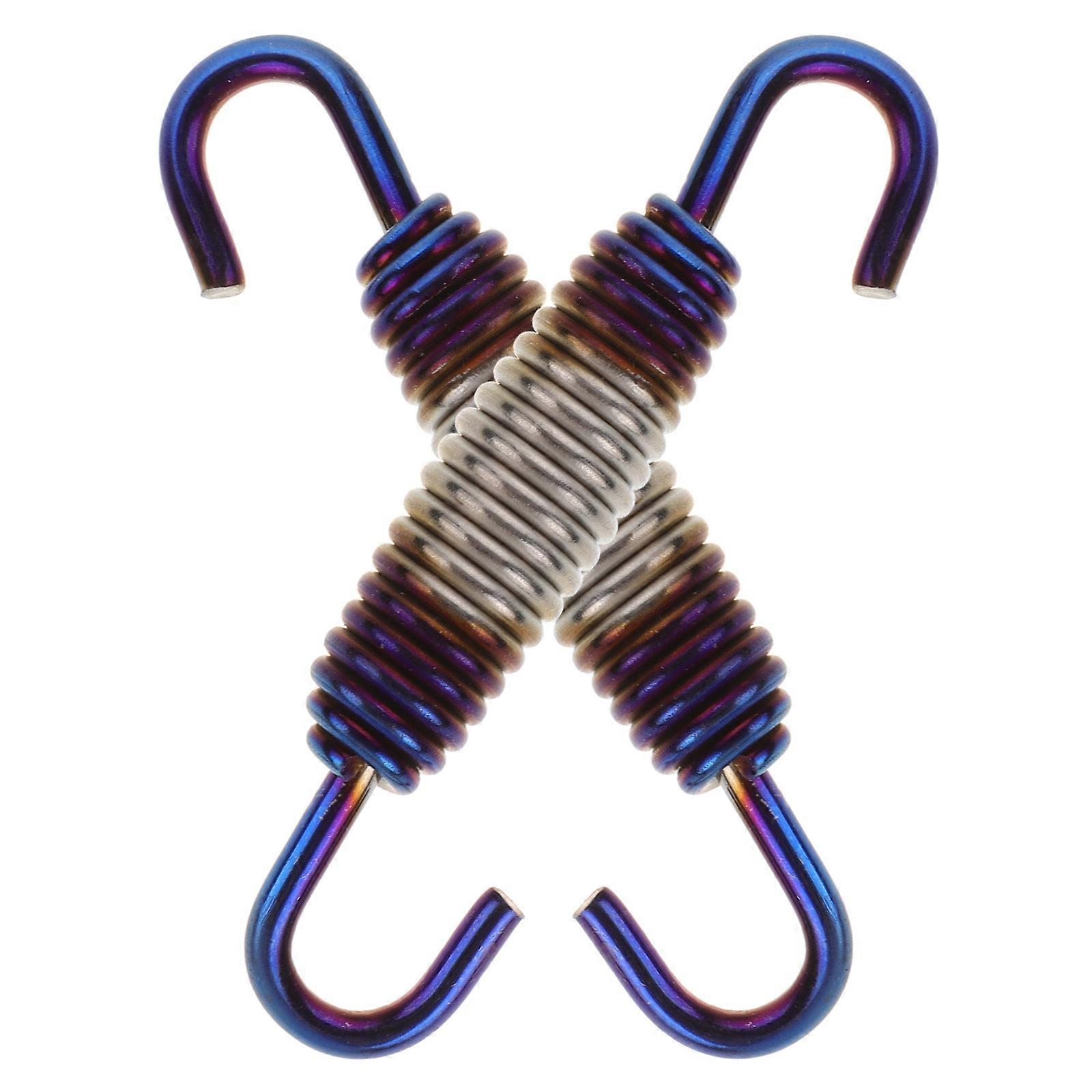 Spring Motorcycle Spring Swivel Hook for 2Pcs Use