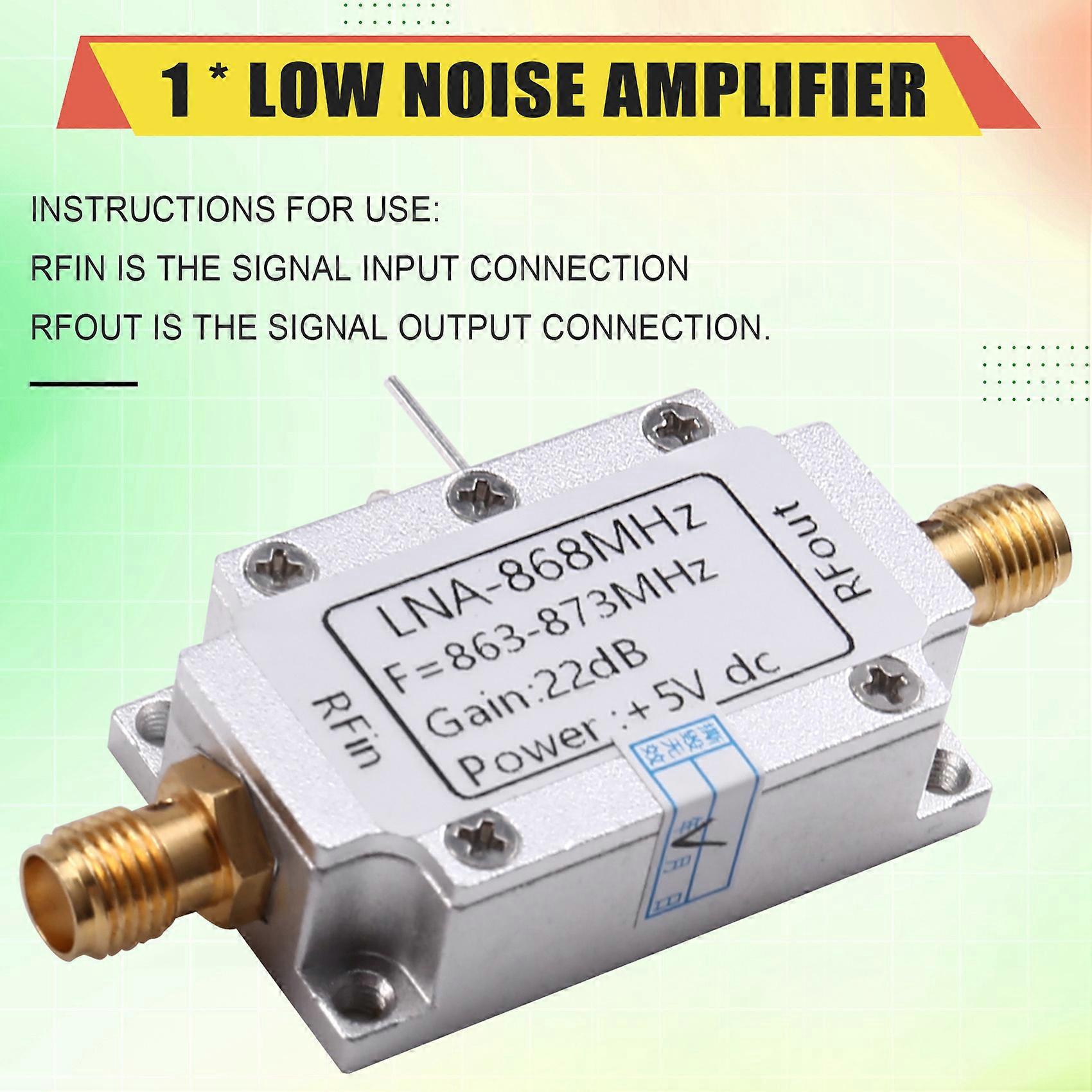 868MHz Low Noise Amplifier for LNA RF Amplifier RF Module RF Module Image Transmission Range Extender 5V