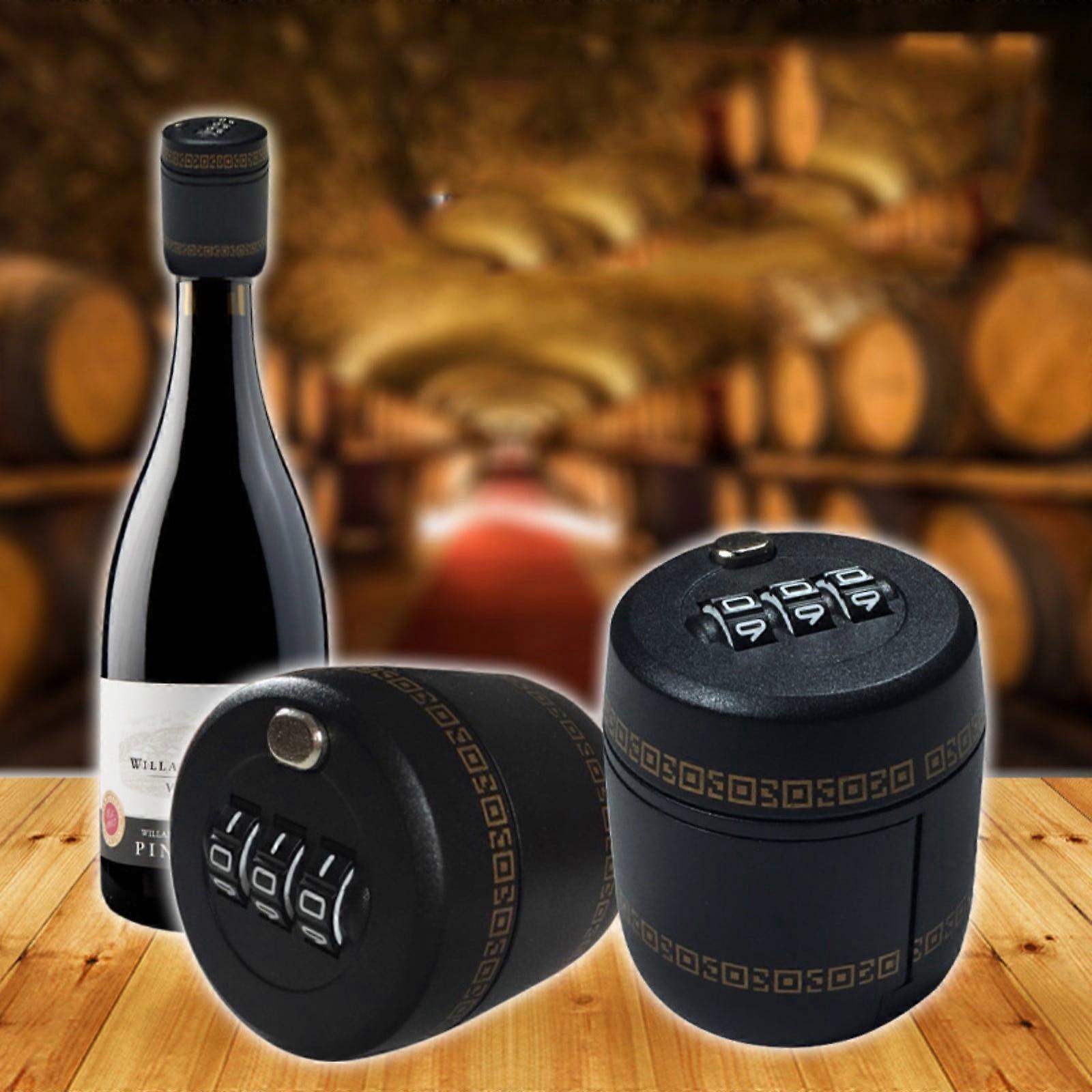 Cailmei Wine Bottle Lock Keeping Wine Fresh Password Protected Bottle Combination Lock Colour Free Size