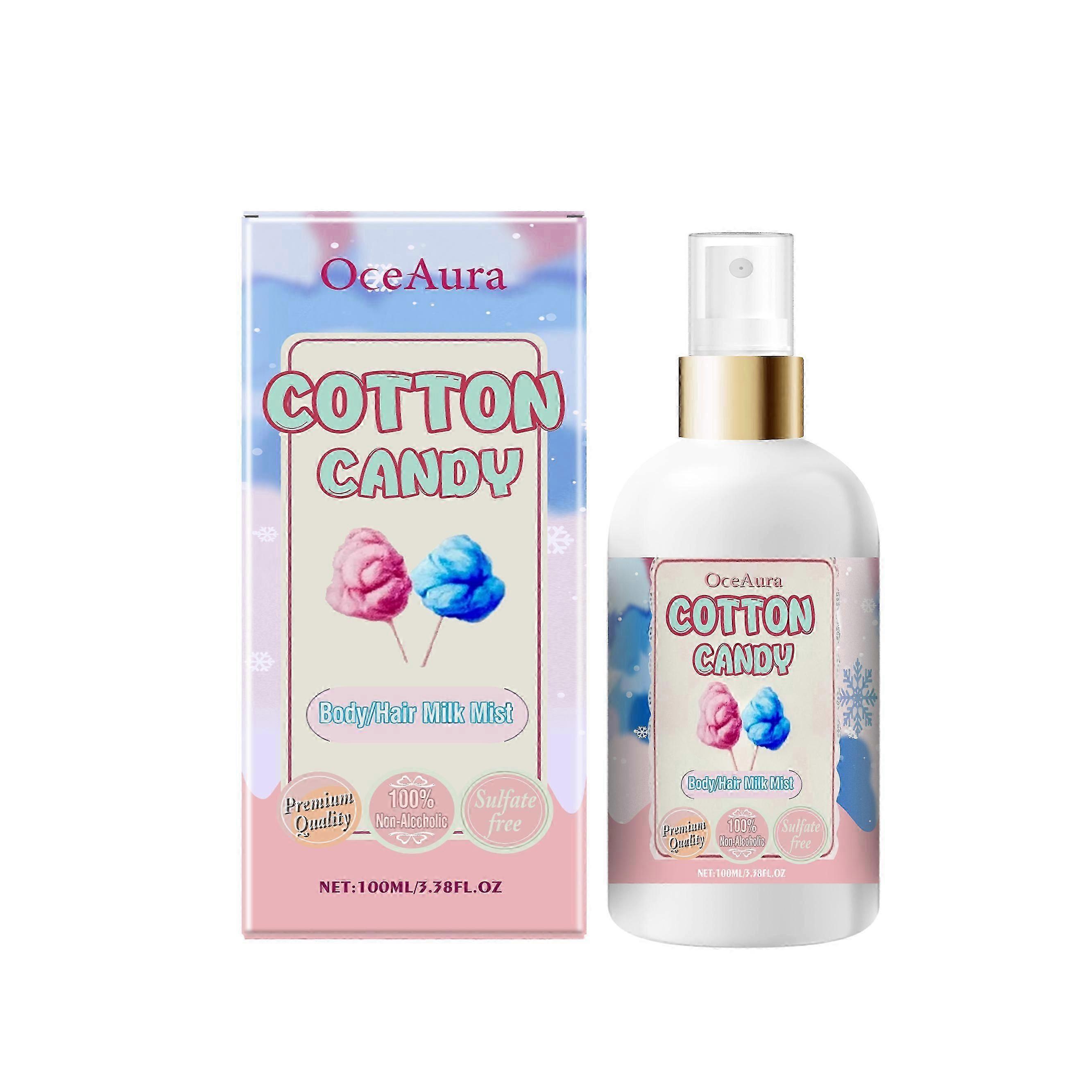 Hydrating Marshmallow Body & Hair Moisturizing Spray - Non-Sticky, Fast-Absorbing, Refreshing Glycerin & Beetroot Formula, 100ml Travel-Friendly Nouri