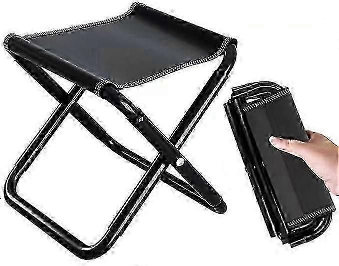 Folding travel stool compact for camping and outdoor adventures