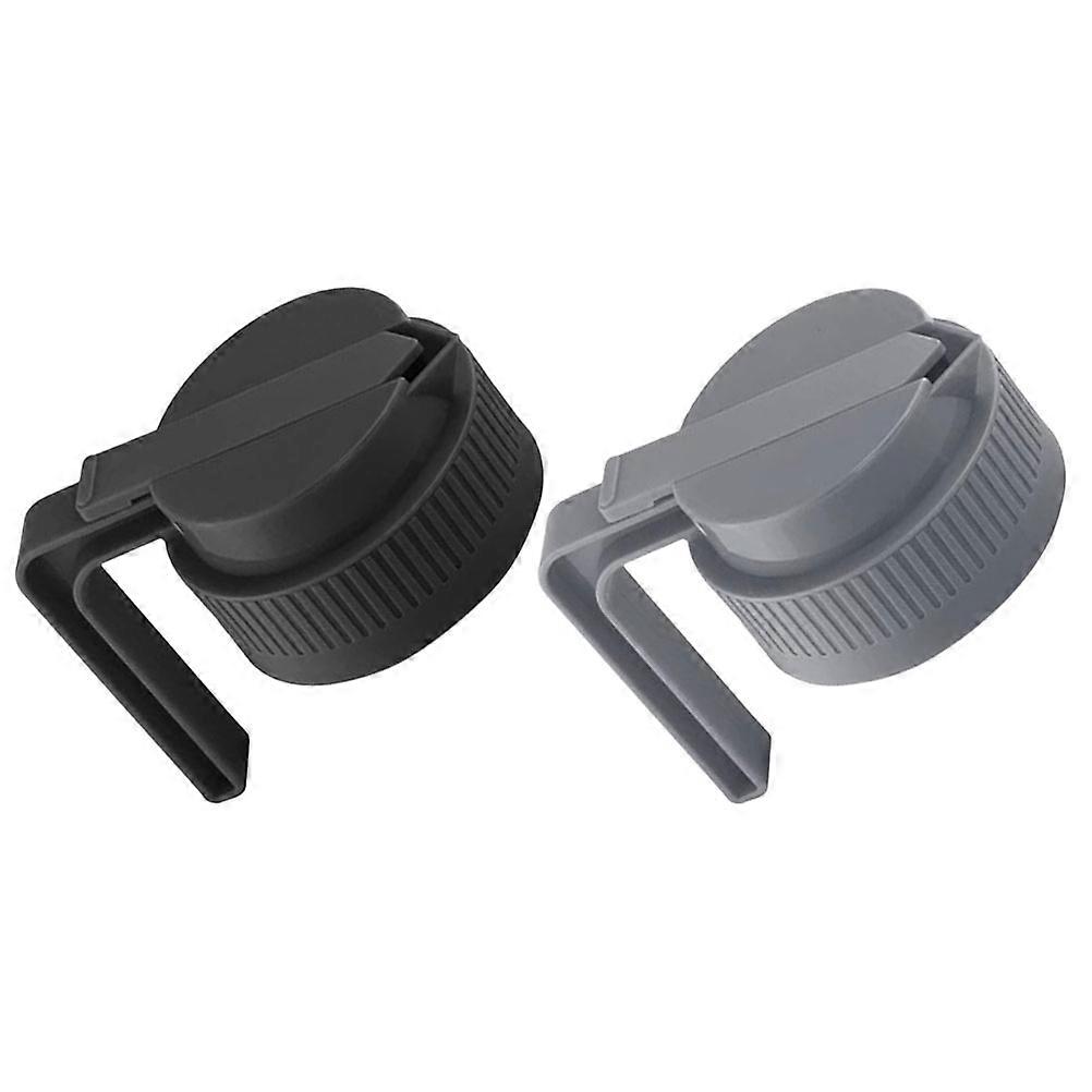 2Pcs Mason Jar Pour Spout Lid with Handle Reusable Leak-Proof Wide Mouth Jar Cover