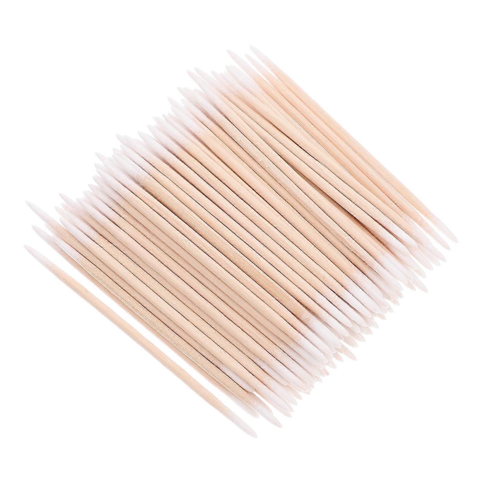 Precision Tips Cotton Swabs Double Tipped 2Pcs Swabs for Makeup Use