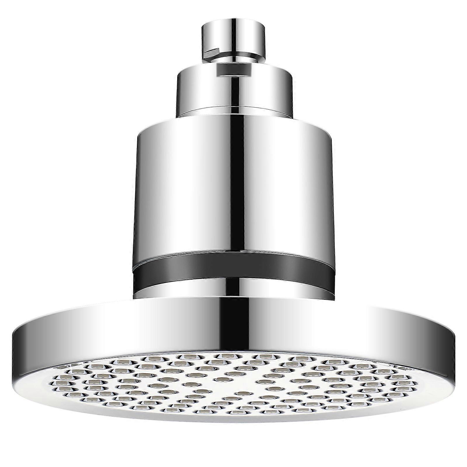 Shower Head Filter with Hard Water Softener for Clean Shower Silver