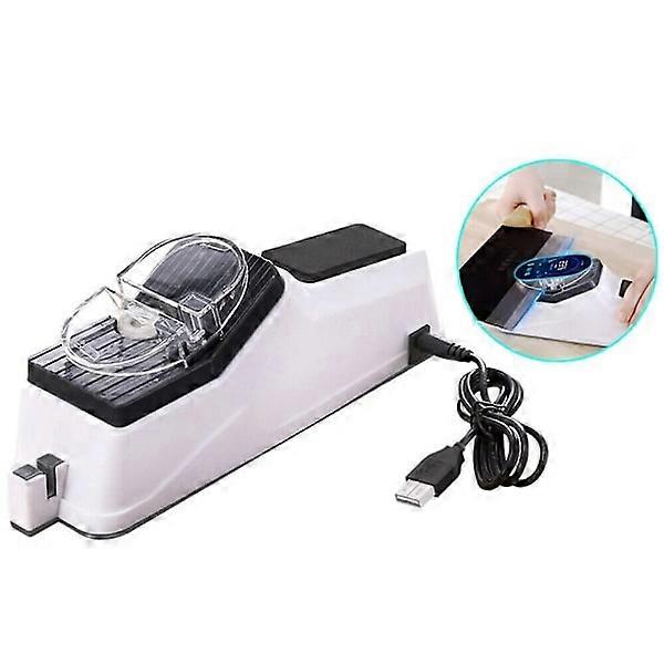 Electric knife sharpener Professional kitchen sharpening stone knife sharpener white white