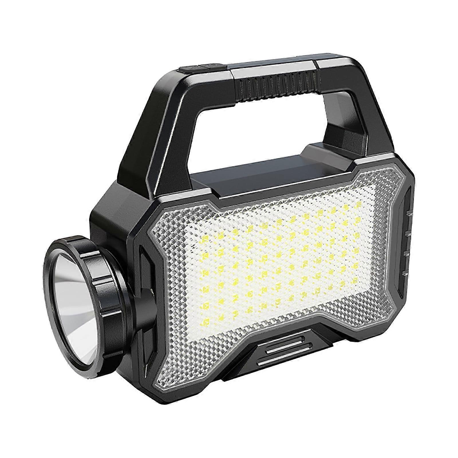 Hiroekza Flashlight Clearance!Solar Flashlight, LED Strong Light Flashlight, Outdoor USB Multifunctional Cob Work Light, Portable Light