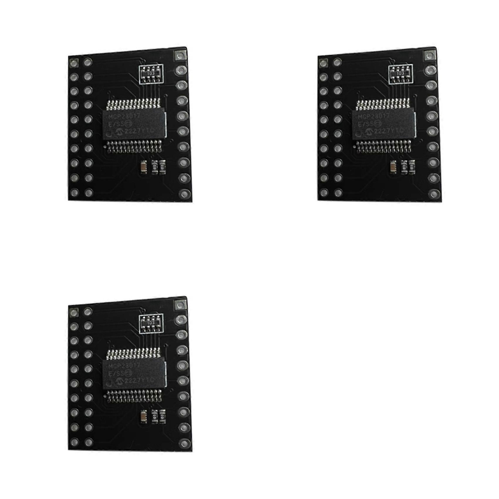 3Pcs MCP23017 Serial Interface Module IIC I2C SPI Bidirectional 16-Bit I/O Expander Pins Serial Interface Module