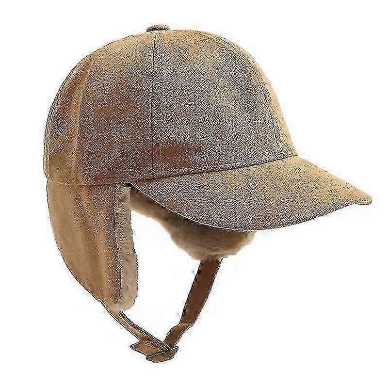 ear flap hat with visor for cold weather