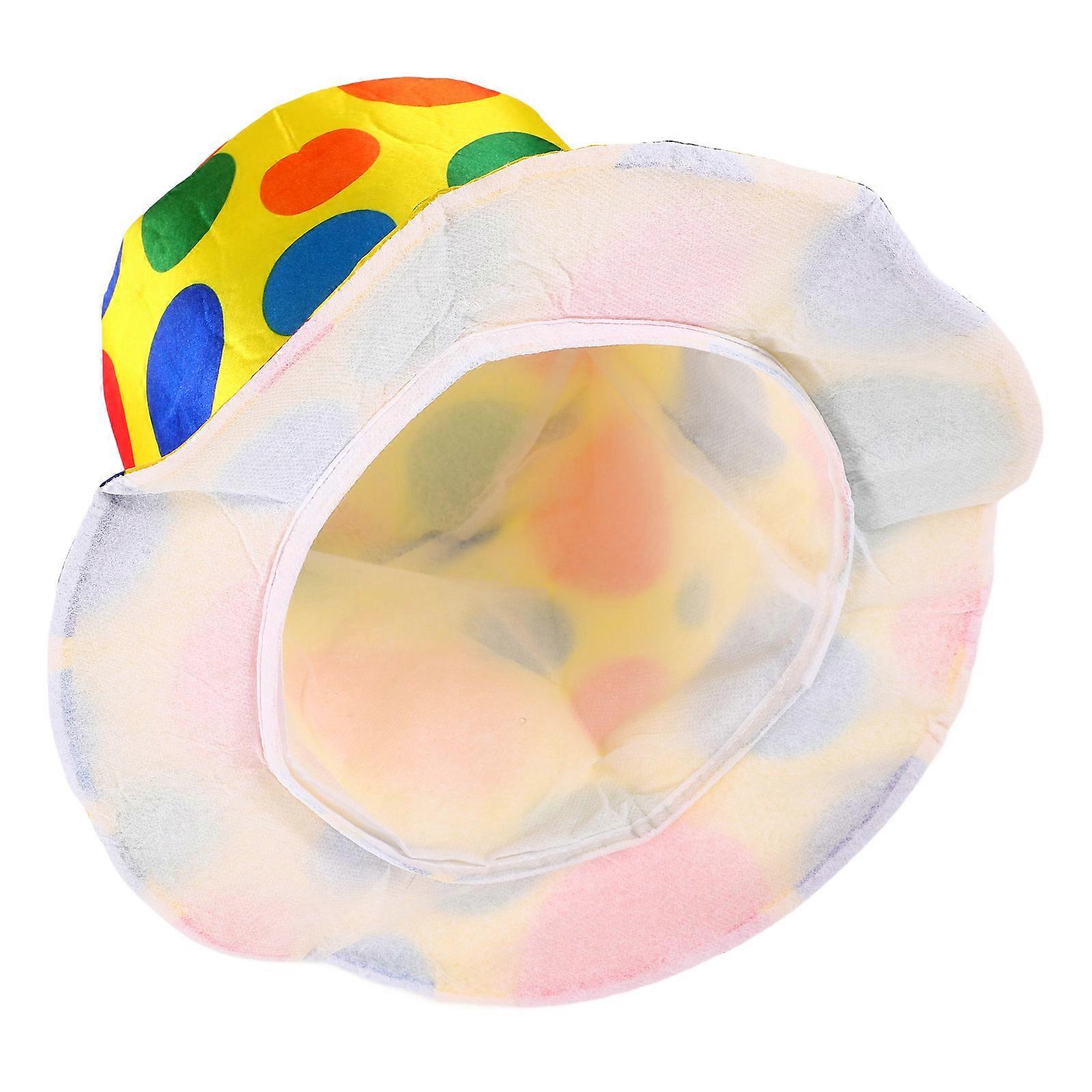 Funny Halloween Clown Hat for Stage Performance 1 Piece Accessory