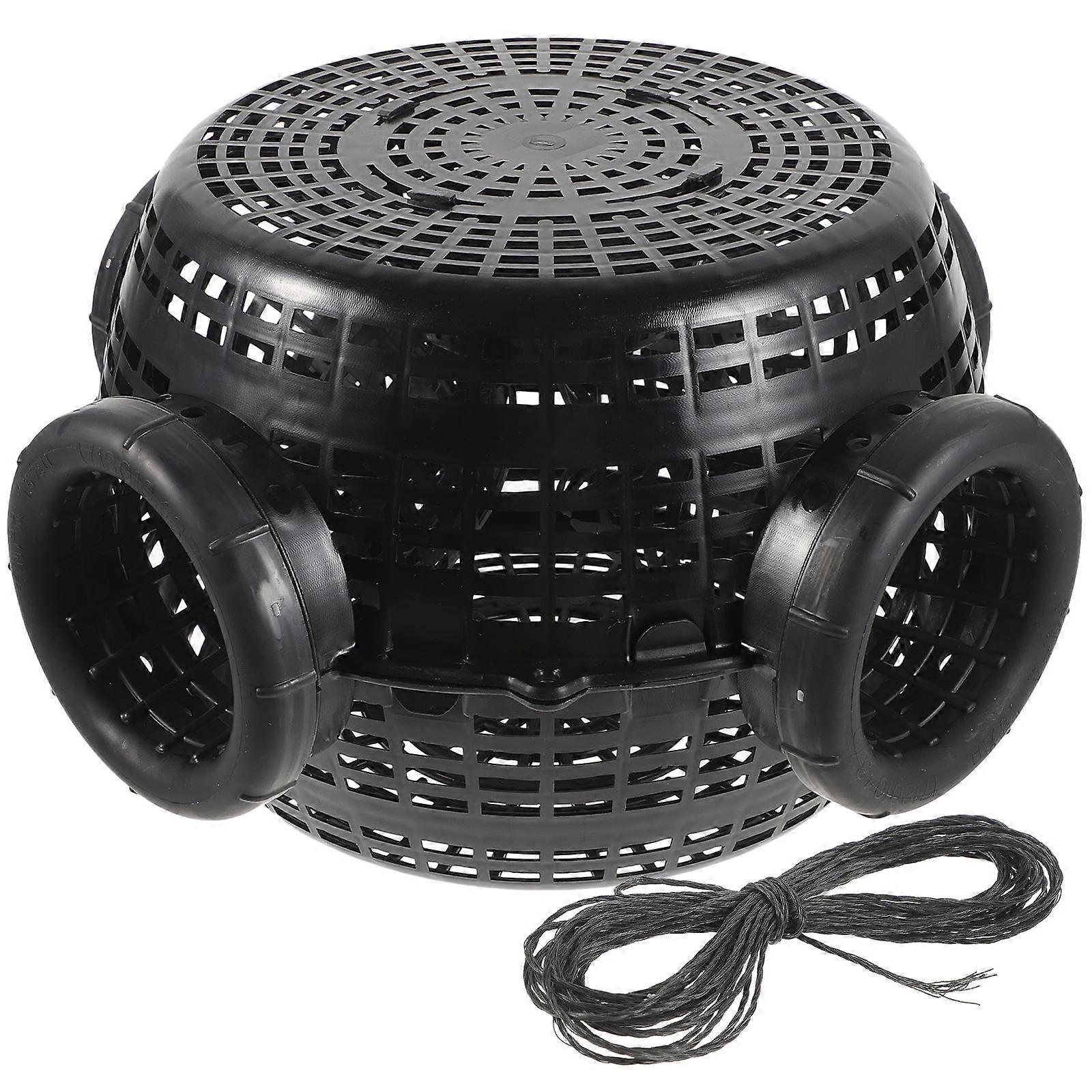 Reusable Fishing Trap Crawfish Cage for Catching Crabs and Lobsters Portable